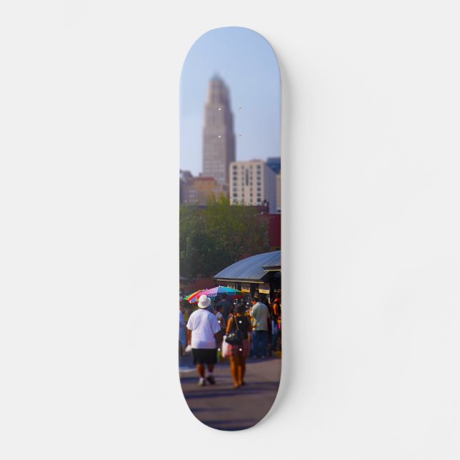 Stadt-Markt und im Stadtzentrum gelegene Kansas- Skateboard (Vorderseite)