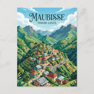 Stadt Maubisse Osttimor Postkarte