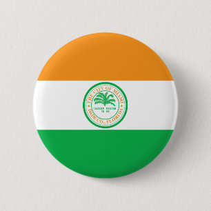 Stadt Miamis Florida, Vereinigte Staaten Button