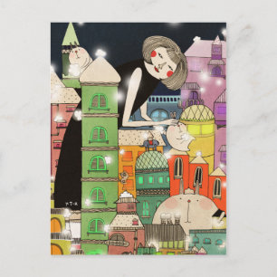 Stadt Moldy 2013 Postkarte