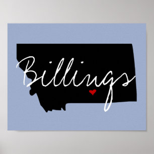 Stadt Montana Poster