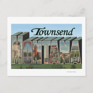 Stadt Montana Postkarte