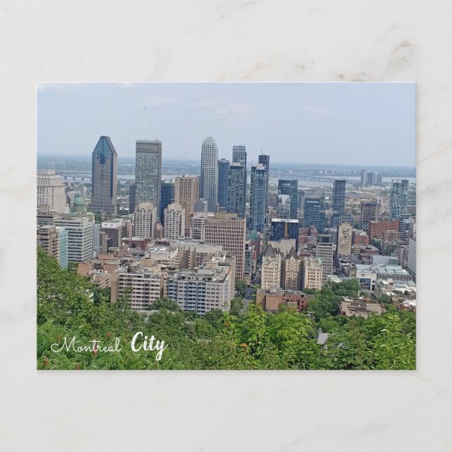 Stadt Montreal Postkarte (Vorderseite)