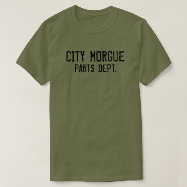 STADT MORGUE TEILE DEPT. T-Shirt (Design vorne)