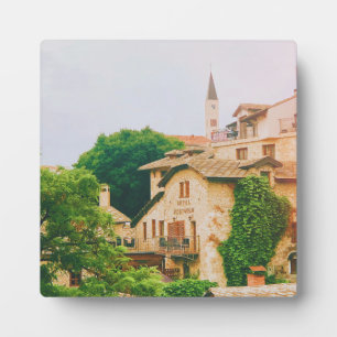 Stadt Mostar - Bosnien und Herzegowina Fotoplatte