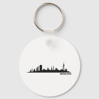 Stadt München - Skyline 1c Schlüsselanhänger