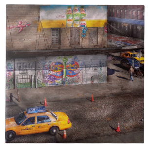 Stadt - New York - Greenwich Village - Lebensfarbe Fliese