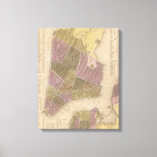 Stadt New York Leinwanddruck (Vorderseite)