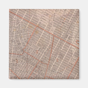 Stadt NY Atlas Karte Magnet