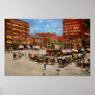 Stadt - NY - Der zukünftige Standort des Flatiron Poster