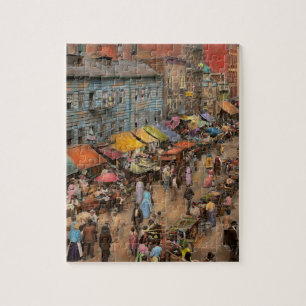 Stadt - NY - jüdischer Markt auf der Ostseite 189 Puzzle