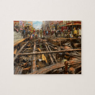 Stadt - NY - Rohrlabyrinth 1891 Puzzle