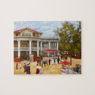 Stadt - OH - Das Chester Park Clubhaus 1909 Puzzle