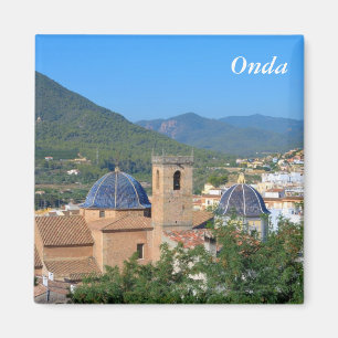 Stadt Onda in Spanien Magnet