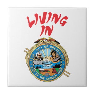 Stadt Oregon Fliese