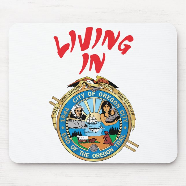 Stadt Oregon Mousepad (Vorne)
