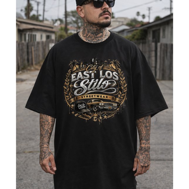 Stadt Ost Los Stilo T-Shirt (City of East Los Stilo T-shirt)