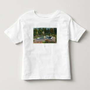 Stadt-Park-italienische Rosen-Garten-Ansicht Kleinkind T-shirt