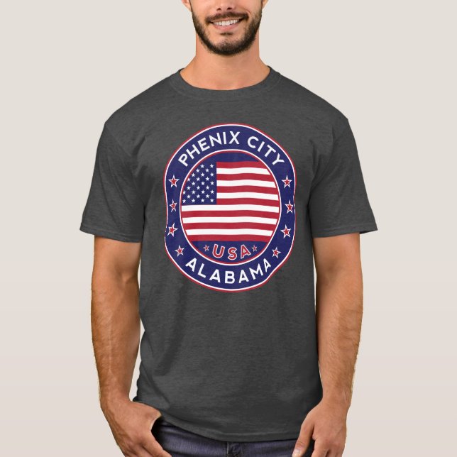 Stadt Phenix, Alabama T-Shirt (Vorderseite)