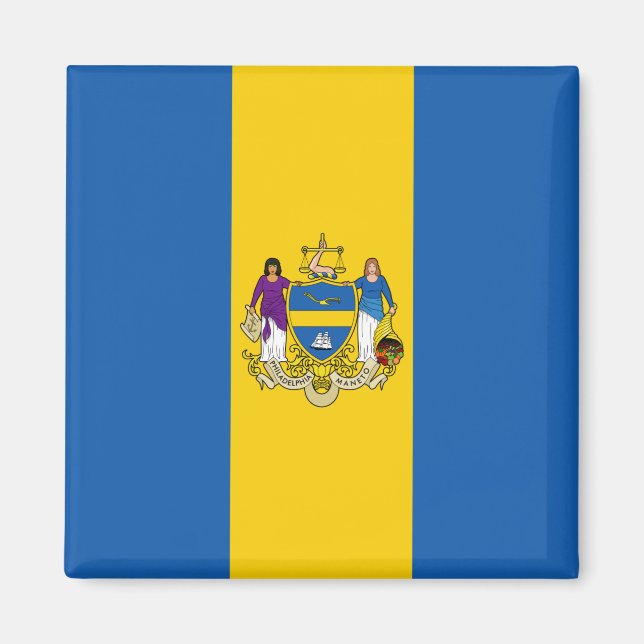 Stadt Philadelphia (Pennsylvania) Magnet (Vorne)