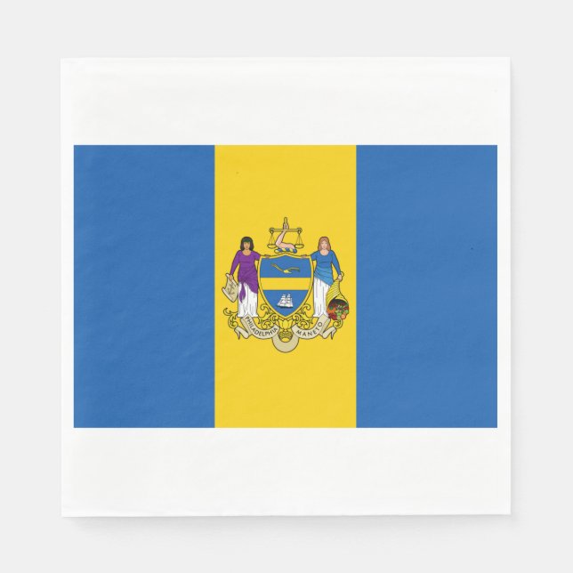 Stadt Philadelphia (Pennsylvania) Serviette (Vorderseite)