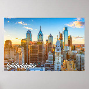 Stadt Philadelphia, Pennsylvania, USA Poster