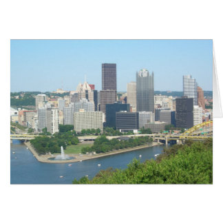 Stadt Pittsburgh, PA-Grußkarte