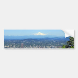 Stadt Portlands, Oregon und Mountain View Autoaufkleber