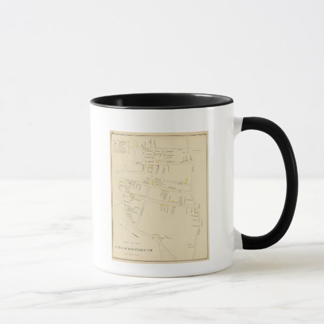 Stadt Portsmouth Tasse (Rechts)
