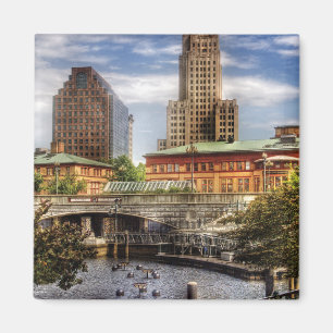 Stadt - Providence RI - die Skyline Magnet