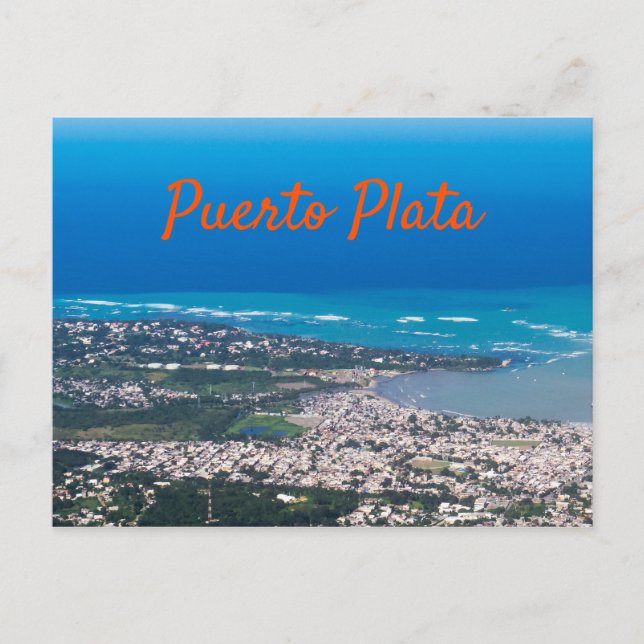 Stadt Puerto Plata Postkarte (Vorderseite)