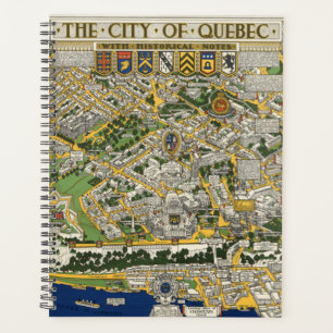 Stadt Quebec Karte Planer