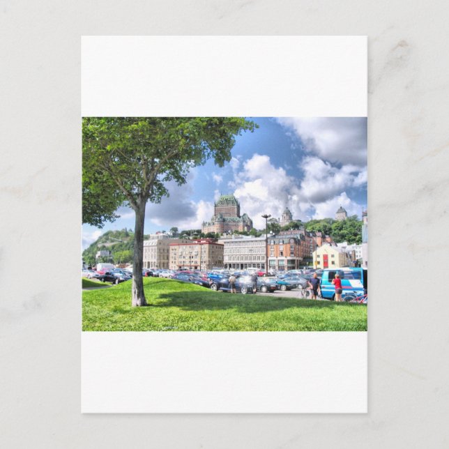 Stadt Quebec Postkarte (Vorderseite)