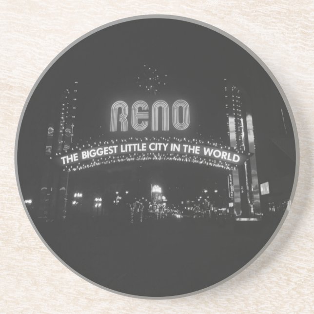 Stadt Reno Getränkeuntersetzer (Vorne)