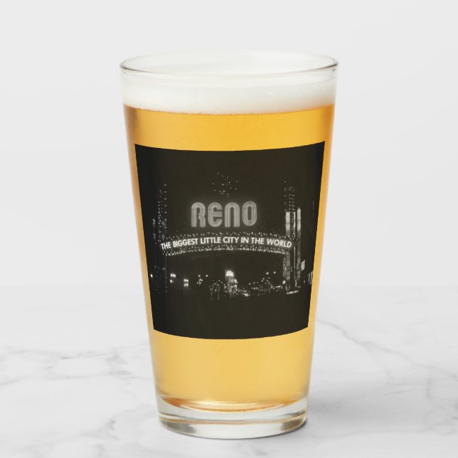 Stadt Reno Glas (Vorne (Gefüllt))