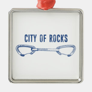 Stadt Rocks Idaho Klettersteig Schnellzug Ornament Aus Metall