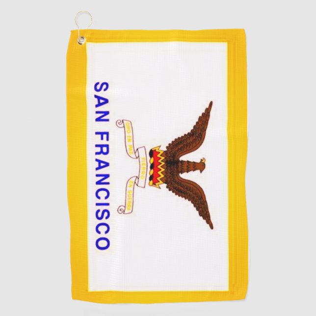 Stadt San Francisco Golf Handtuch (Vorderseite)