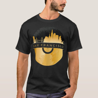 Stadt San Francisco mit San Francisco Skyline T-Shirt