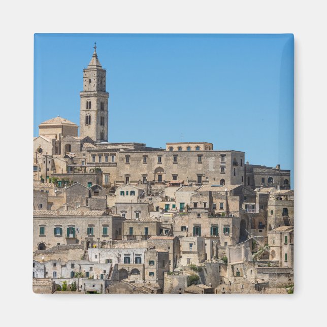 Stadt Sassi di Matera in Italien Magnet (Vorne)