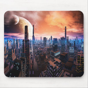 "Stadt schläft nie" Mousemat Mousepad