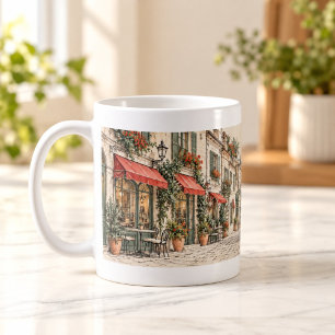 Stadt-Skizze Architektur-Straßen-Tasse Kaffeetasse