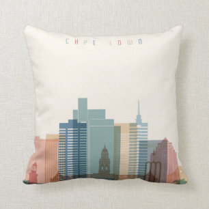 Stadt-Skyline Cape Towns, Afrika   Kissen