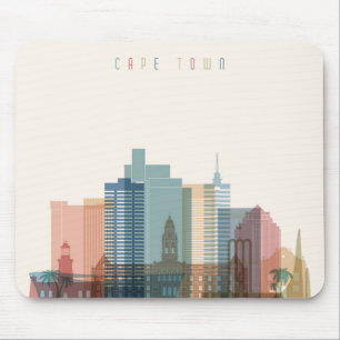 Stadt-Skyline Cape Towns, Afrika   Mousepad