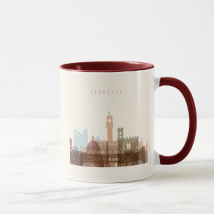 Stadt-Skyline Florenz, Italien   Tasse