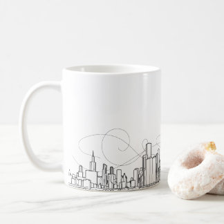 Stadt-Skyline Kaffeetasse