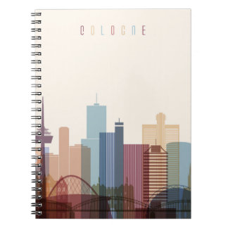 Stadt-Skyline Kölns, Deutschland | Notizblock