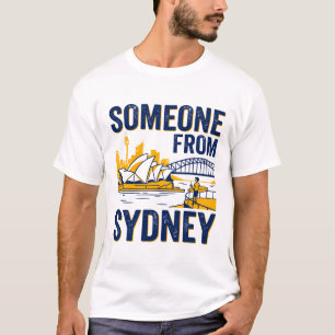Stadt-Skyline von Sydney Australien Wasserfront-An T-Shirt