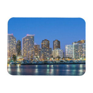 Stadt Skyline von Waikiki Magnet