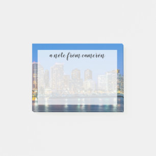 Stadt Skyline von Waikiki Post-it Klebezettel