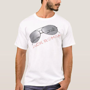 Stadt-Sonnenbrille-Schwarzes T-Shirt
